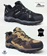 New Mens Waterproof Memory Foam Leather Trainers Casual Shoes New UK Sizes 7-12