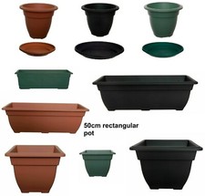 Plastic round square plant - round,