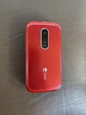 Doro 8100 Flip Up Phone In Red