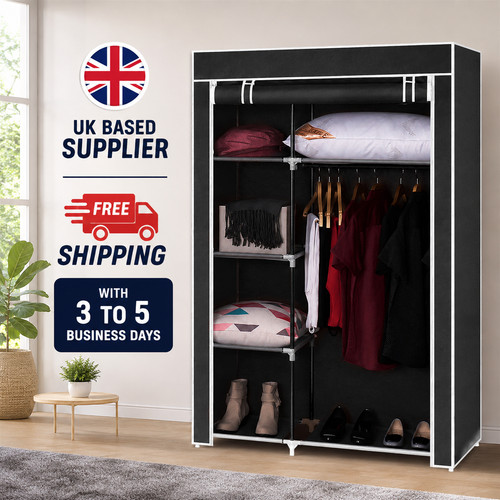 Portable fabric wardrobe - 64",
