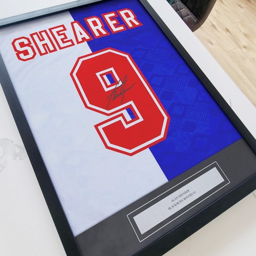 Alan shearer signed print - alan,