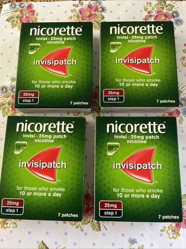 Nicorette invisi 25mg patch - 4x,