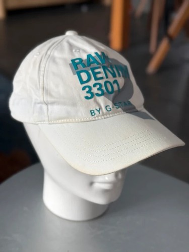 Star raw denim 3301 white - white, &