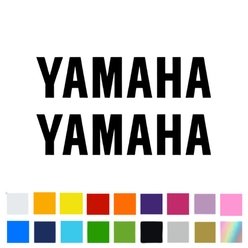 Yamaha sticker decal - 2x,
