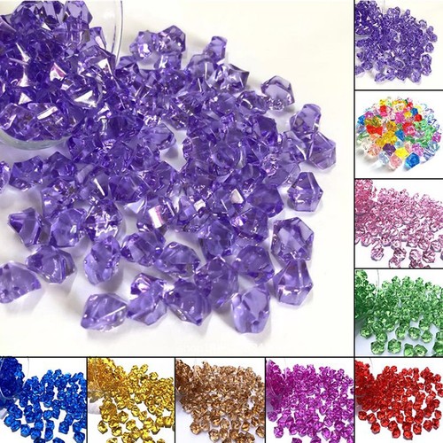 200 acrylic plastic gem stone - plastic,