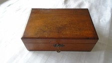 ANTIQUE MAHOGANY WOOD DESK TOP