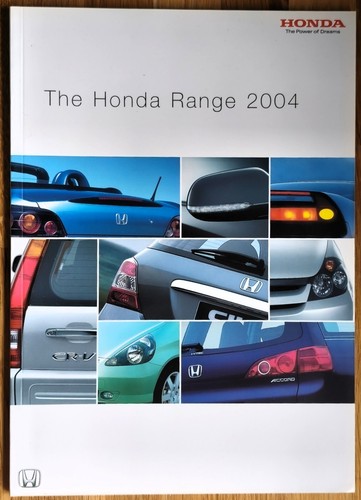 Honda range 2004 - 2004, uk