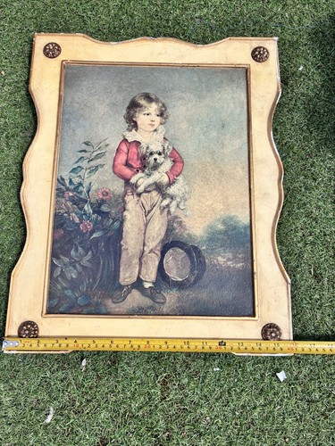 Vintage framed print - framed,