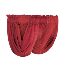 2-Piece Sheer Scoop Valance