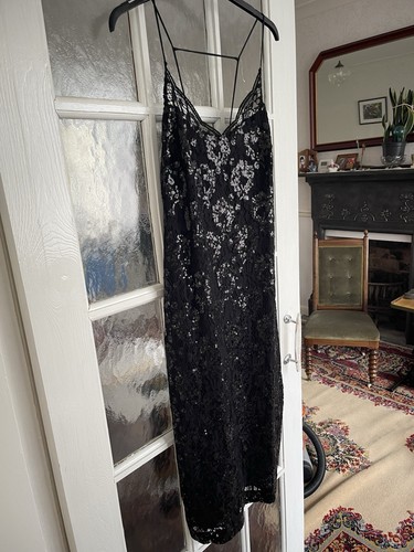 Size black evening - black, sequin