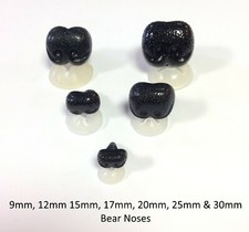 BEAR NOSES with Safety Backs -