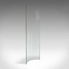Antique Curved Glass Sheet, English, Victorian, Bow, Pane, 19th Century