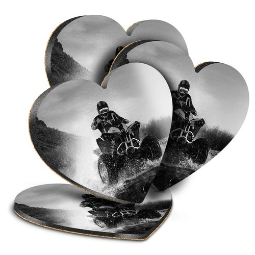 Heart mdf coasters - mdf,