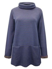 X Seasalt Mawgan Dusky Mauvy Blue  Porth Tunic 10 12  16 18 20 RRP £65.95 (95)