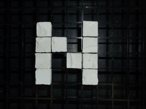 Square shape frag - shape, plug