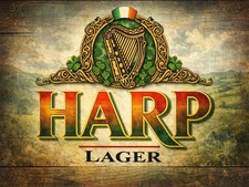 Harp lager beer - harp,