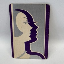 Rare Art Deco Lady Playing