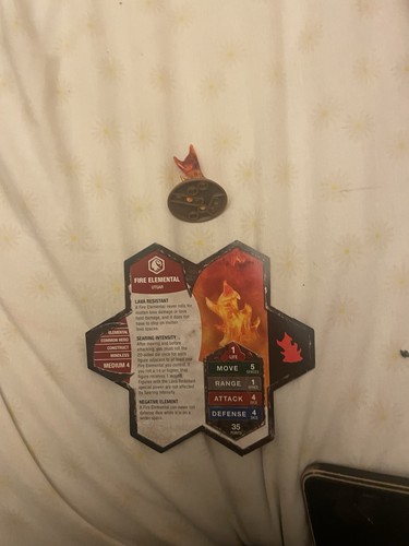 Heroscape flame elemental - heroscape,