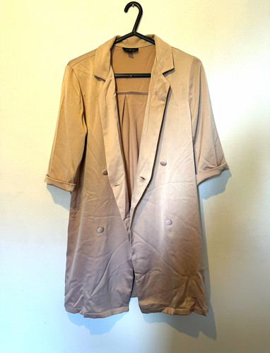Topshop rose silk blazer - topshop,