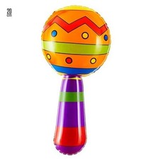 Inflatable maracas with jingle - inflatable,