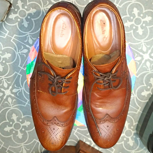 Clarks men brown leather - men’s,