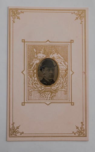 Cdv tintype man - man, named