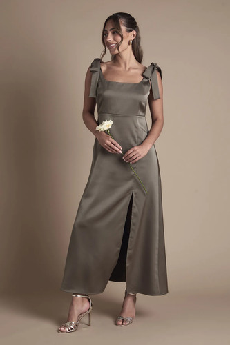 Oasis olive bridesmaid dress - olive,