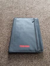 Toshiba Faux Leather A4 Portfolio Case, Executive Organizer Conference Folder