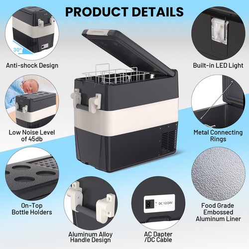 12v portable car refrigerator - portable,