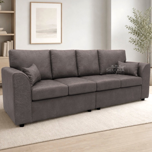 Oakley grey seater sofa - oakley,