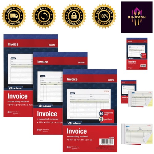 Invoice book pack - pack, 150