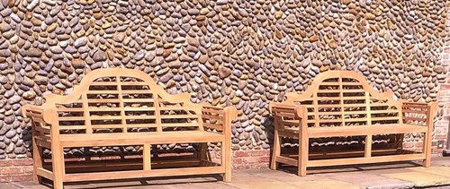 6ft teak lutyens bench - 6ft,