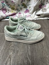 Reebok Classic Pastel Green Trainer Shoes - UK Size 10