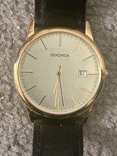 Sekonda Gents Classic Gold Plated Watch 3697