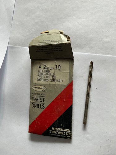 Left hand spiral hss jobber - hand,