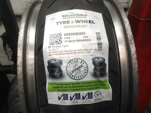 180 r17 c 73w - 55, dunlop