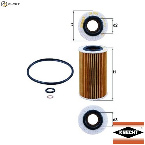 Oil filter 384d for - 384d,