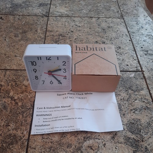 Habitat bedside mini alarm - bedside,
