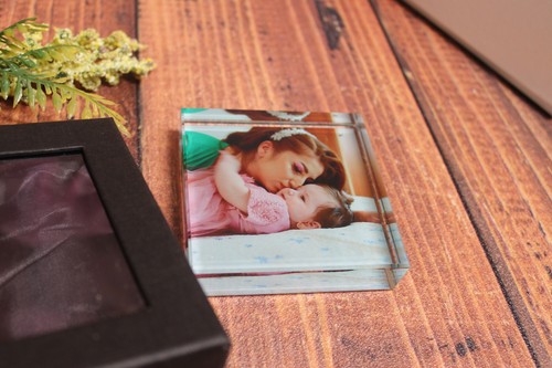 Personalised glass block - personalised,