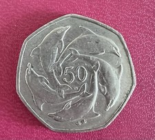 Rare Key Date GIBRALTAR 50p