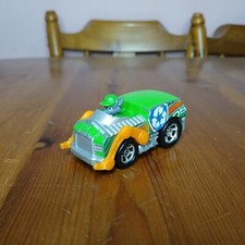 Paw Patrol Rocky Diecast True Metal Recycling Truck Lorry Wagon 1:55 Scale Green