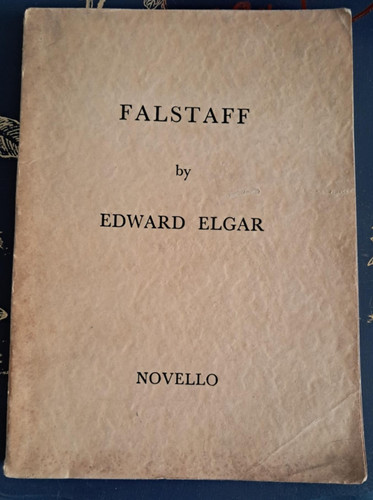 Elgar falstaff novello - falstaff,