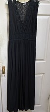 Black Maxi Long Dress Size 14