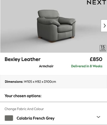 Next bexley leather large - bexley,