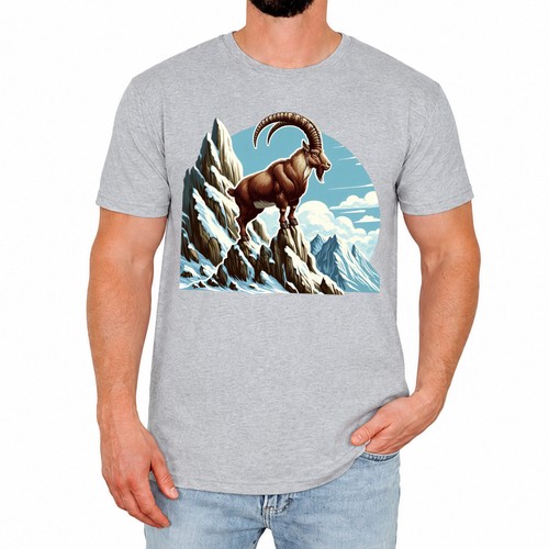 Mountain goat mens shirt - mens, t-shirt