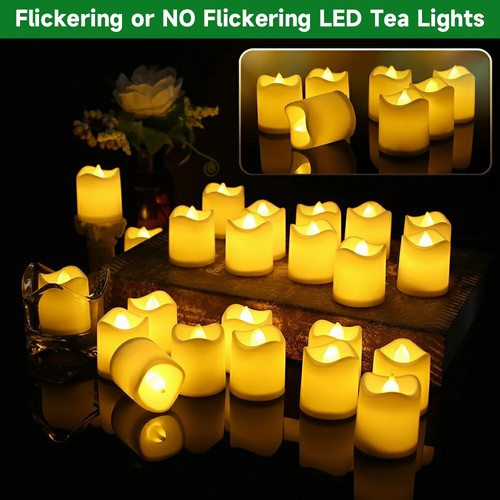 Led tea lights candles - 12/24,