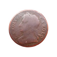 1673 King Charles II Copper