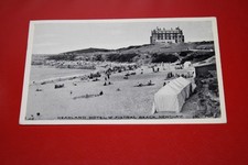 QE II ,  Postcard 1950's , Newquay , Headland Hotel & Fistral Beach , Cornwall