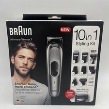 Braun 10-In-1 All-In-One Trimmer Series 7 Male Grooming Kit Beard Trimmer NEW