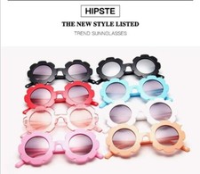 Kids Girls Baby Children Flower Shaped Cute Round Sunglasses Toddler Shade UV400